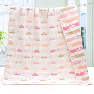

80 Cotton Knitted Gauze Jacquard Children Covered by Super Soft&Cute Square Baby Children Quilt Towel