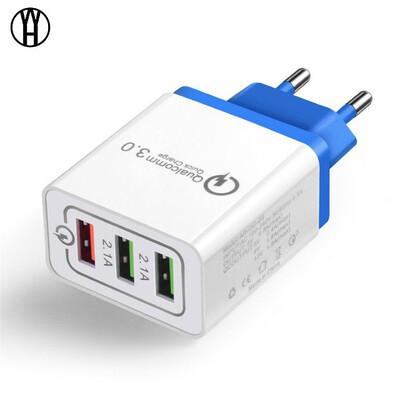 

WH USB Wall Charger Quick Charge 30 Fast Charger Fit QC20 USB Adapter 18W Portable travel Charger
