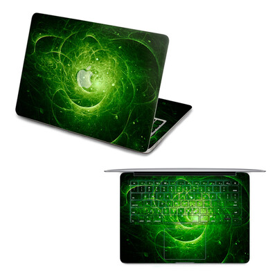 

GEEKID@Macbook Air decal front sticker macbook keyboard sticker full decal skin Green top sticker US style keyboard protector