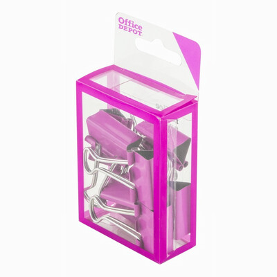 

Ondi office officedepot long tail clip clip folder dovetail clip anti-tail clip 19mm pink 15 box DBC111-P