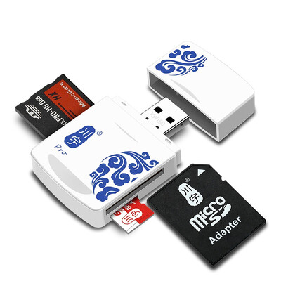 

Kawau Microsd Card Reader 20 USB High Speed with TF SD MS Card Slot C285 Max Support 128GB Memory Card Reader for Computer