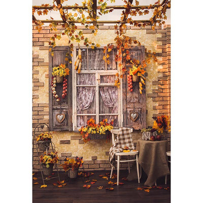 

Yellow Flower Vine Photo Backdrop 57FT Vinyl Fabric Cloth Digital Printing Birthday Photo Background S-3201