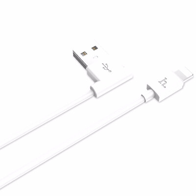 

HOCO 90 Degrees Original Charging Data Cable for Apple Plug iPhone X iPad USB Charger Wire Transfer Sync Mobile Phone Charger