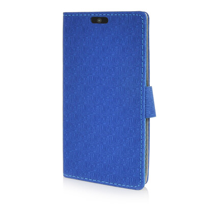 

MOONCASE Leather Wallet Flip Card Slot Pouch Stand Shell Back ЧЕХОЛ ДЛЯ Motorola Moto Maxx XT1225 Blue
