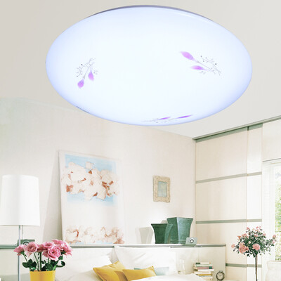 

US Meite LED Ceiling Light Restaurant Lamp Bedroom Light Balcony Aisle Corridor 16W Purple Lily MT-LED16WXJ