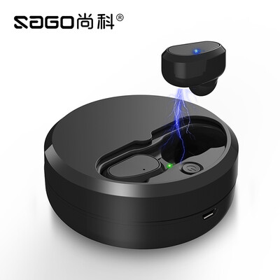 

Shango sago W5 wireless Bluetooth headset mini binaural in-ear Bluetooth 50 stereo music call universal