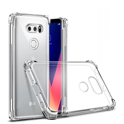 

shockproof Clear Silicone Case For LG X Power 2 Stylus 3 G6 G7 ThinQ Q6 V20 V30 K4 K8 K10 K11 K20 Plus Pro 2017 2018 TPU Shell