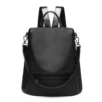 

SMOOZA Luxury Designer Women Backpack Large Capacity Ladies Oxford Backpack Fashion Double Zipper School Bags For Teenager Girls