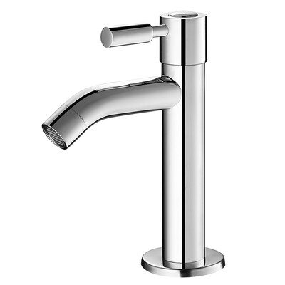 

Hengjie HEGII basin faucet 2600-12 copper single hole under counter basin wash basin basin single cold faucet