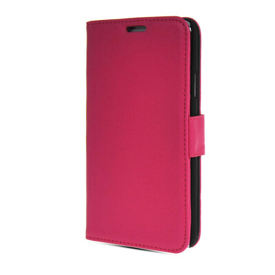 

MOONCASE High quality Leather Side Flip Stand Shell Back Case Cover for Samsung Galaxy Note 3 Neo N7505 Hot pink