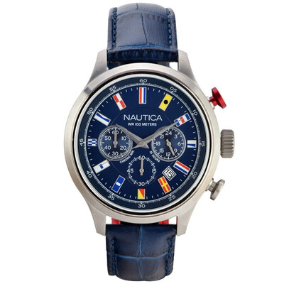

Nautica (NAUTICA) Ши Ин смотреть синий пояс любителей моды случайные часы мужской часы синий циферблат NAI16520G