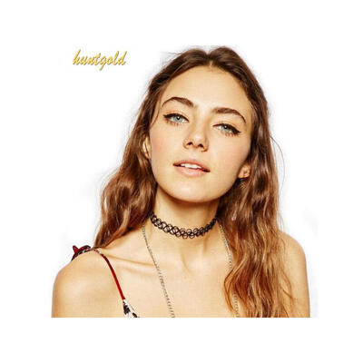 

Hot Sale 2015 Collares Chic Women Retro Stretch Tattoo Choker Necklace Pink Style Elastic Line Weaver Collar Necklace