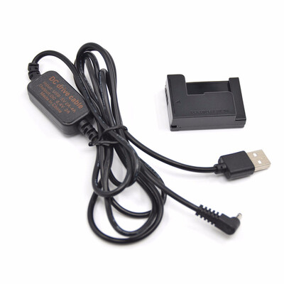 

5V USB ACK-DC80 mobile power bank charger cableDR-80 DC Coupler NB-10L dummy battery DC grip for Canon G1X G15 G16 SX50 SX60