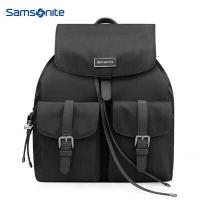 

Samsonite Korean Academy Small Bag Fashion Casual Backpack Fashion Trendy Womens Bag 13 Inch 34N09008 Black