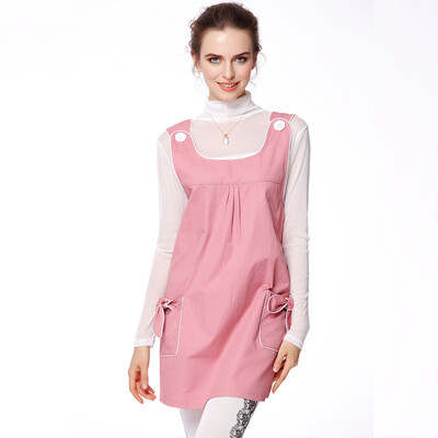 

Jingdong supermarket] Jing Qi radiation clothing maternity clothing radiation clothing metal fiber vest dress four seasons pink  code JC8315