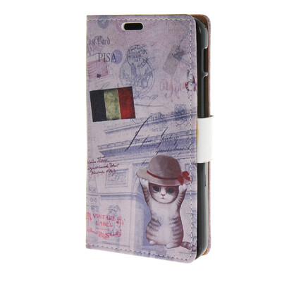 

mooncase дело для Alcatel в одно касание pixi 3 (5) ot-5015 кожа Flip бумажник стиль и kickstand дело дизайн обложки / а02