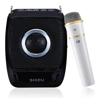 

10 градусов (ShiDu) SD-S92 UHF одиночный беспроволочный громкоговоритель мощной небольшой пчелы учитель, посвященный выделенным беспроводным портативным усилителям портативный беспроводной микрофон Bluetooth 4.0 классический черный