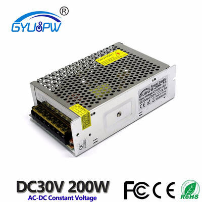 

Single Output 200W 67A 30V Power Supply Transformer AC 220V 110V to dc30v LED Driver Transformers For Led Light CNC Router CCTV