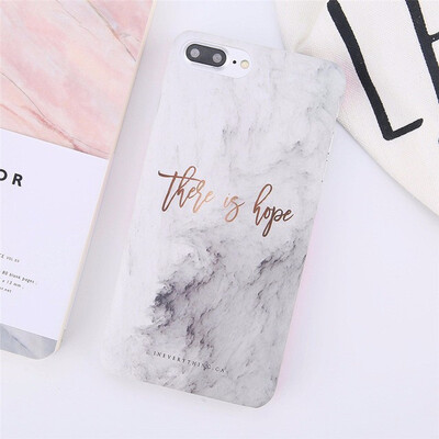 

Ultra Thin Matte Case Marble Stone Cover For iPhone X 7 8 6 6S Plus Hard PC Phone Cases