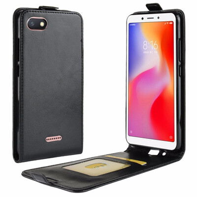 

for Xiaomi Redmi 6A WIERSS Flip Leather Case for Xiaomi Redmi 6A 2GB 16GB 3GB 32GB Retro Wallet Case Leather Cover Cases Fundas