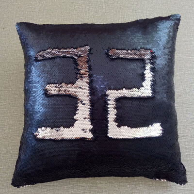 

Cntomlv Sequin Throw Pillow DIY Two Tone Glitter Magical Color Cushion Cover Sofa Home New Year Decorative Cojines Pillowcase