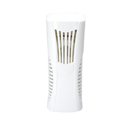 

Pure White Fan Type Essential Oil Fragrance Machine Wall mounted Tabletop Dual Purpose Automatic Air Freshener with Light Sensor a