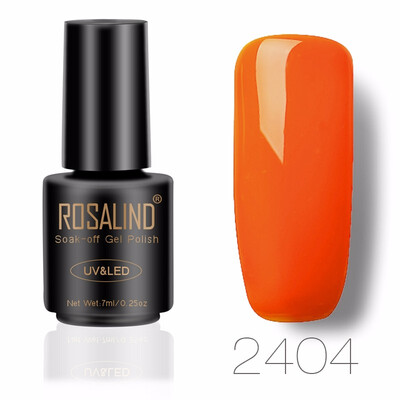 

ROSALIND 7ML Nail Polish Gorgeous Color Nail Gel Polish Vernis Semi Permanent Top Coat Base Coat Gel Nail Varnishes gel lacquer