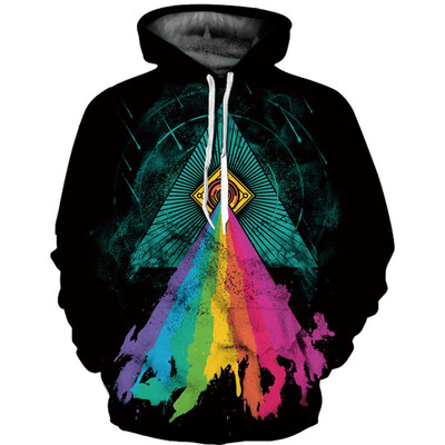 

Mens Hoodie 3D Printed Women Pullover Sweater