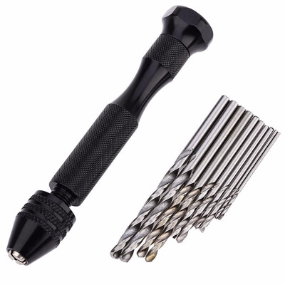 

11pcs High Speed Steel Hand Twist Drill Rotary Tool