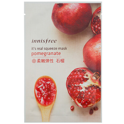 

Innisfree (Innisfree) действительно экстракция Xianrun маска - Гранат 20мл (увлажняющий питательный сна Radiance Уход за кожей)