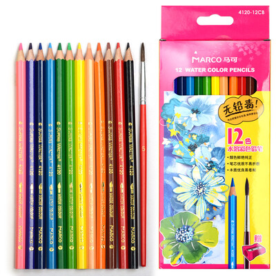 

Marco 4120-24CB 24 color water soluble color pencil color pen color lead paper box