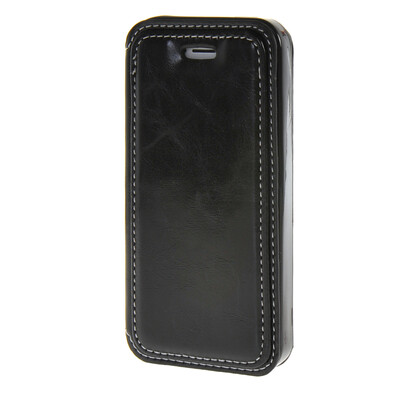 

MOONCASE Premium PU Flip Leather Wallet Card Pouch Back чехол для Cover Apple iPhone 5 / 5G / 5S чёрный