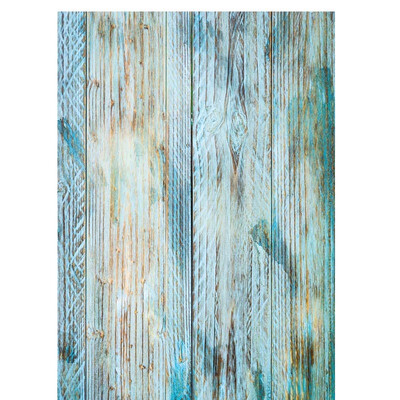 

Blue Wooden Wall Photo Backdrop 57FT Vinyl Fabric Cloth Digital Printing Photo Background s-1061
