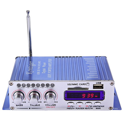 

HY - 502 Hi-Fi Digital Auto Car Stereo Power Amplifier LED Sound Mode Audio Music Player Support USB MP3 DVD SD FM