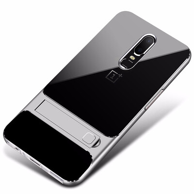 

Goowiiz Phone Case For OnePlus 3T55T6 Fashion Slim Shockproof Silicone TPU PC Hard Bracket