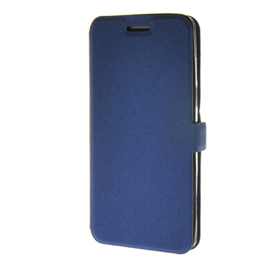 

MOONCASE Cross pattern Flip Pouch Leather Wallet Slim Stand чехол для Samsung Galaxy A5 Dark blue