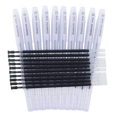 

COMIX) K3022 Gel pen / pen / signature pen (10 pen +10 core) black