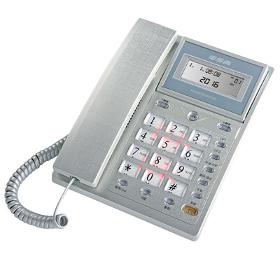 

Backgammon (bbk) HCD6101 fixed telephone seat machine fixed-line home office night light button dual interface (streamer silver)