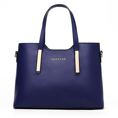 

SMOOZA Fashion handbag Solid Large Capacity Tote Bag Bolsa Feminina Sac A Main Leather Women Bags Ladies Luxury Shoulder Bag