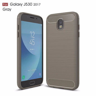 

For Samsung Galaxy J530 2017 EU Carbon Fiber Phone Cases Soft TPU Anti-Knock Cover For Samsung Galaxy J530 2017 EU Case
