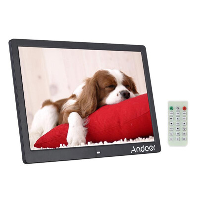 

Romacci 156 High Resolution 1280800 Led Digital Photo Picture Frame Advertising Machine Alarm Clock Mp3 Mp4 Movie Player with R