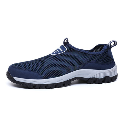 

New Outdoor Air Mesh Beach Shoes Breathable Comfort Men Shoes Casual Large Size 39-48 Men Slip On Outside Fashion Shoes