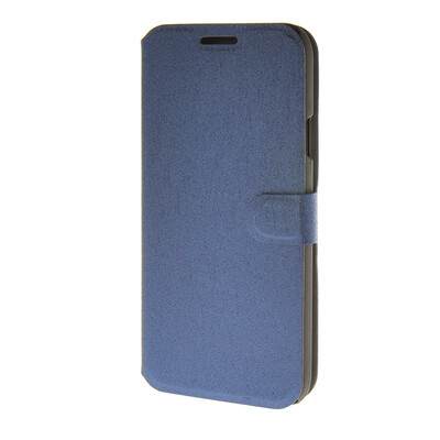 

MOONCASE Ultra thin matte surface Leather Wallet Flip Holster Pouch Stand Back Case Cover for Samsung Galaxy E5 Sapphire