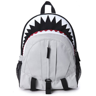 

Baifeng BF15S20A new shark bag nylon waterproof student bag fashion trendy shoulder bag gray