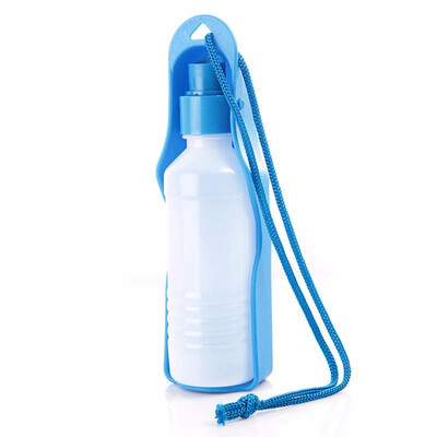

Potable Pet Dog Cat Water Feeding Drink Bottle Dispenser 500ml Red Blue Pink