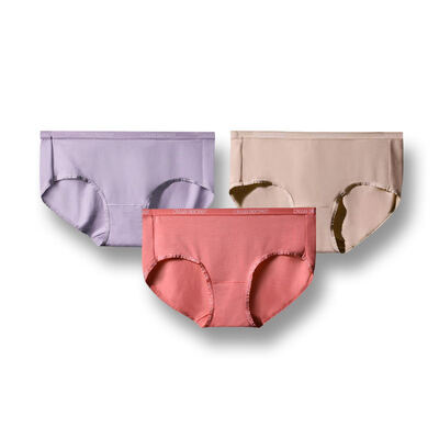 

Crab Secret Ladies Panties 3 Pieces Panties Womens Modal Triangle Panties Lightweight Breathable Underwear Platinum Skin Platinum Powder Platinum Purple m