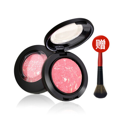 

BOB chiffon bright enamel bake blush 5g 01 powder makeup blush natural ruddy nude makeup high light repair capacity