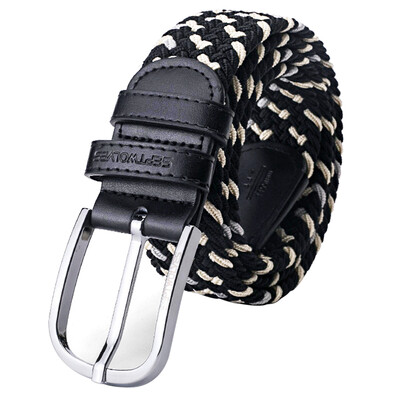 

Seven wolves men braided belt Korean version of the trend of leisure students weave widening belt l70703020-55 color