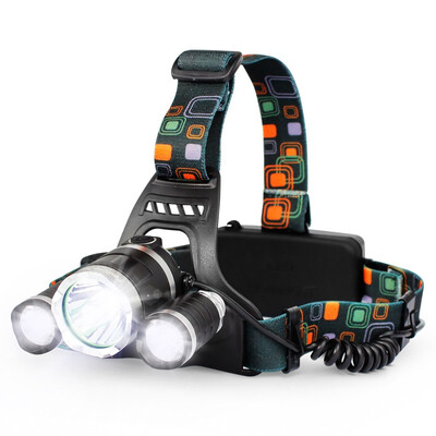 

Paulone ZY0026 outdoor LED light three lights T6 headlights long-range charge fishing headlights travel mountaineering headlights flashlight