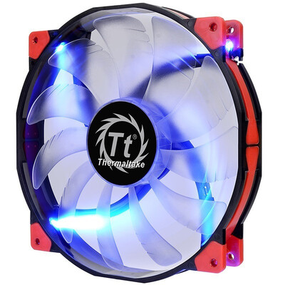 

Tt (Thermaltake) Вентилятор шасси Blu-ray Luna 20 см (гидравлические подшипники / усиленный шок / кривая двойного листа / бесшумная технология / 3Pin / Big 4Pin Universal)